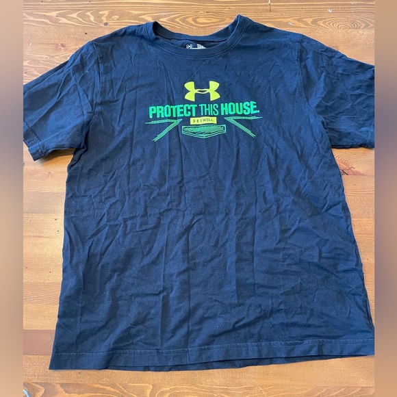 SOLD! UNDER ARMOUR | Youth (Loose) Cotton T-Shirt - GUC - Picture 1 of 3